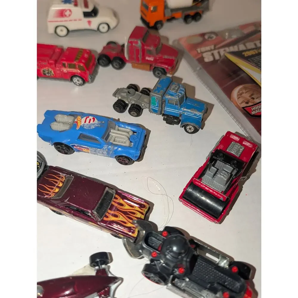 Mixed Lot 25 Vintage Diecast Cars Matchbox Hot wheel Vehicles New Tony Stewart